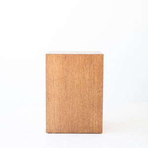 Modern Wood Side Table in Oak - 2321
