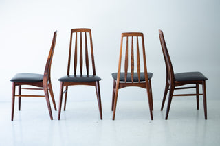 Niels Koefoed Rosewood Eva Dining Chairs for Koefoeds Hornslet 03
