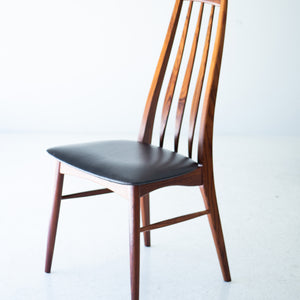 Niels Koefoed Rosewood Eva Dining Chairs for Koefoeds Hornslet 10