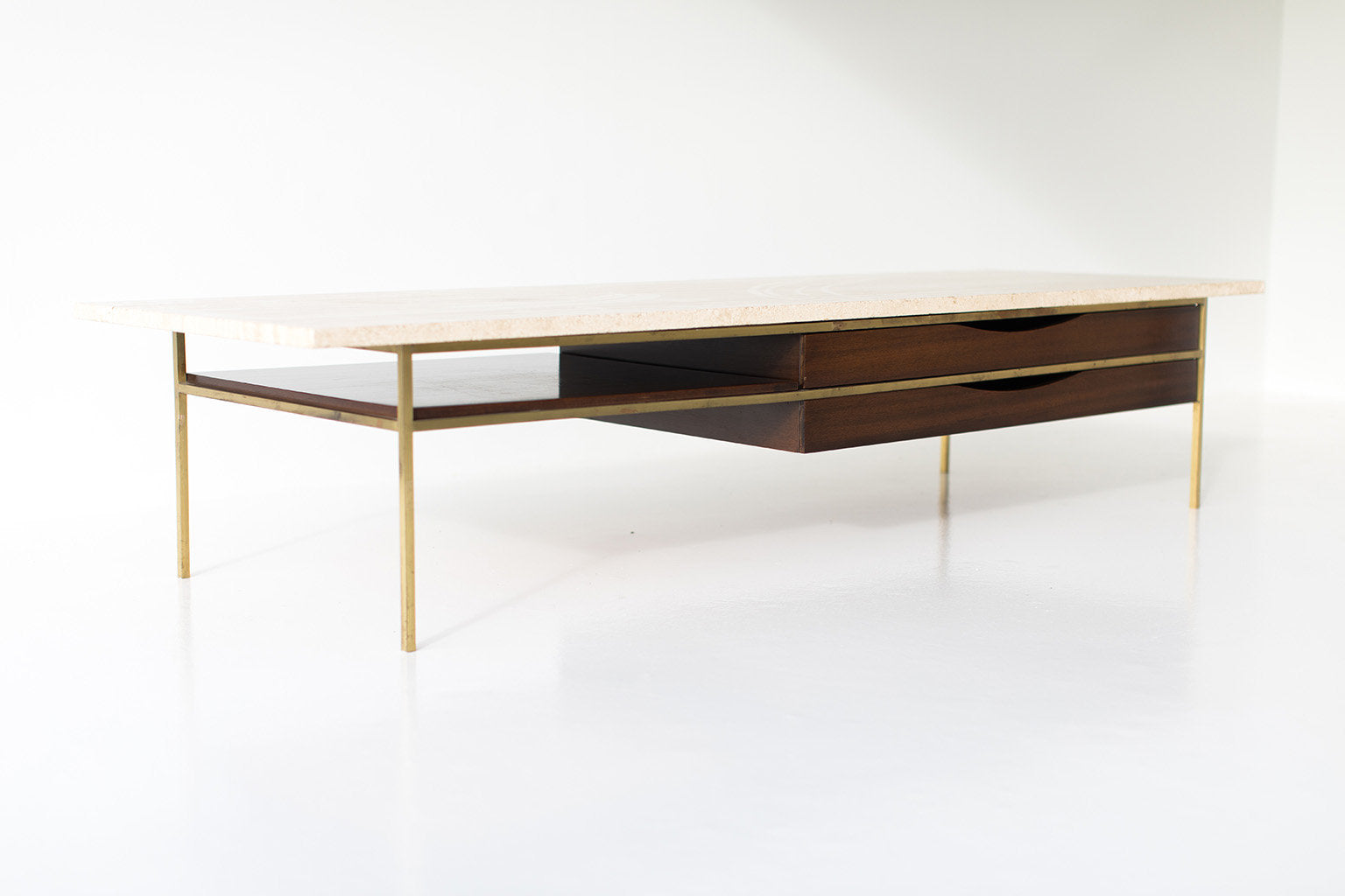 Paul McCobb Brass Coffee Table for Calvin Irwin Collection - 01231802