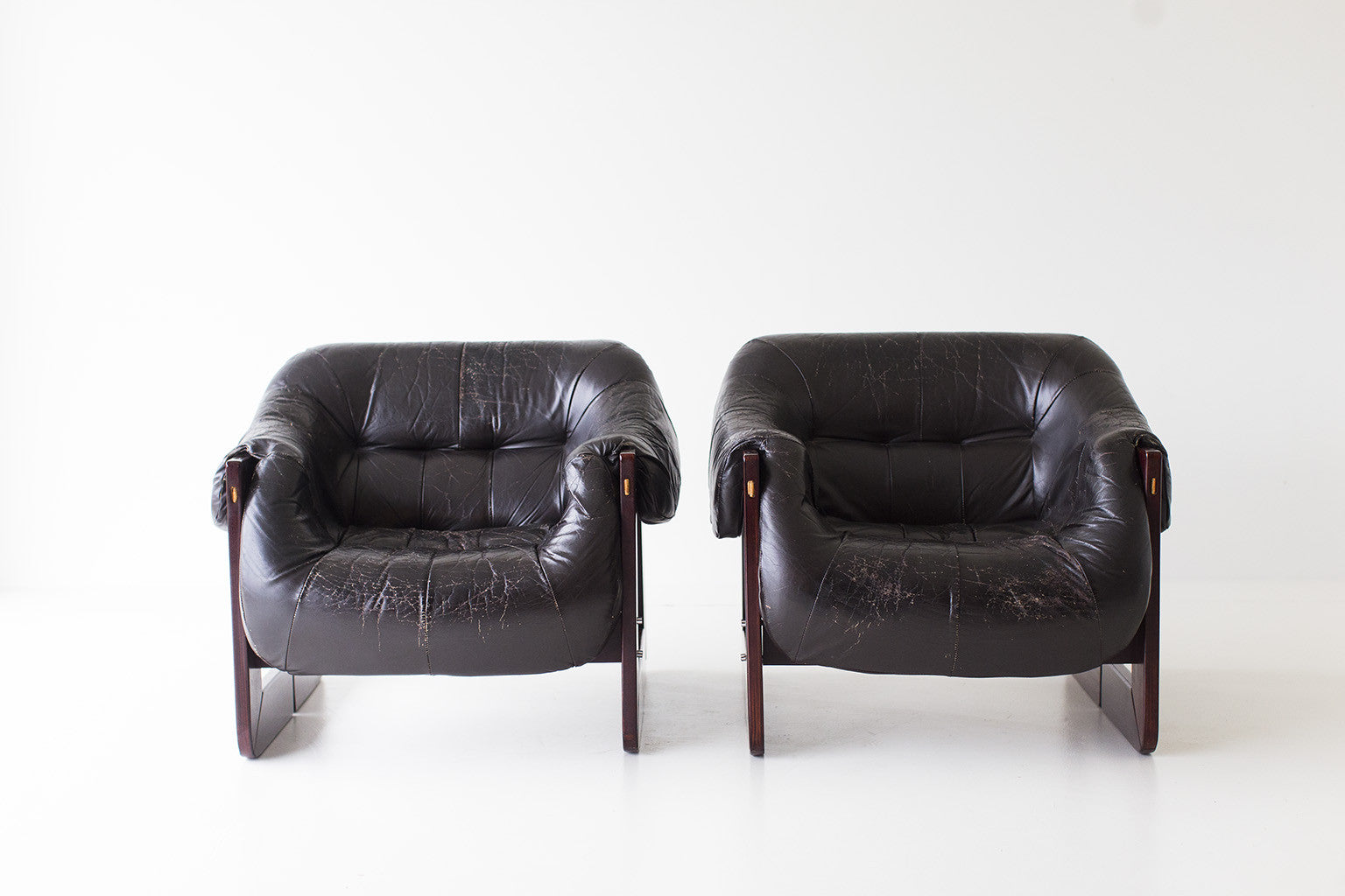 Percival Lafer Leather Lounge Chairs - 01141616