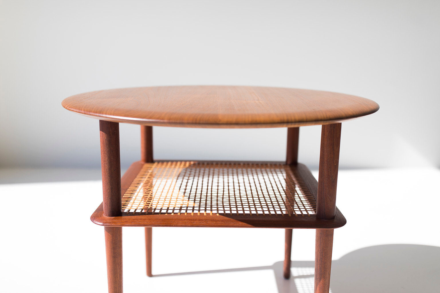 Peter Hvidt and Orla Mølgaard Teak Side Table for France and Daverkosen - 03091802