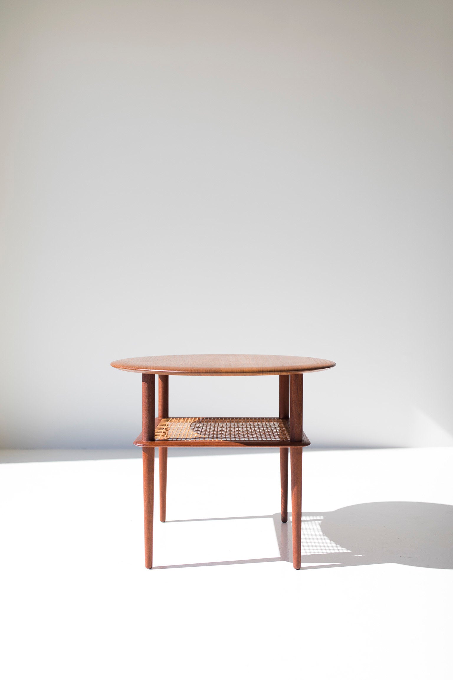Peter Hvidt and Orla Mølgaard Teak Side Table for France and Daverkosen - 03091802