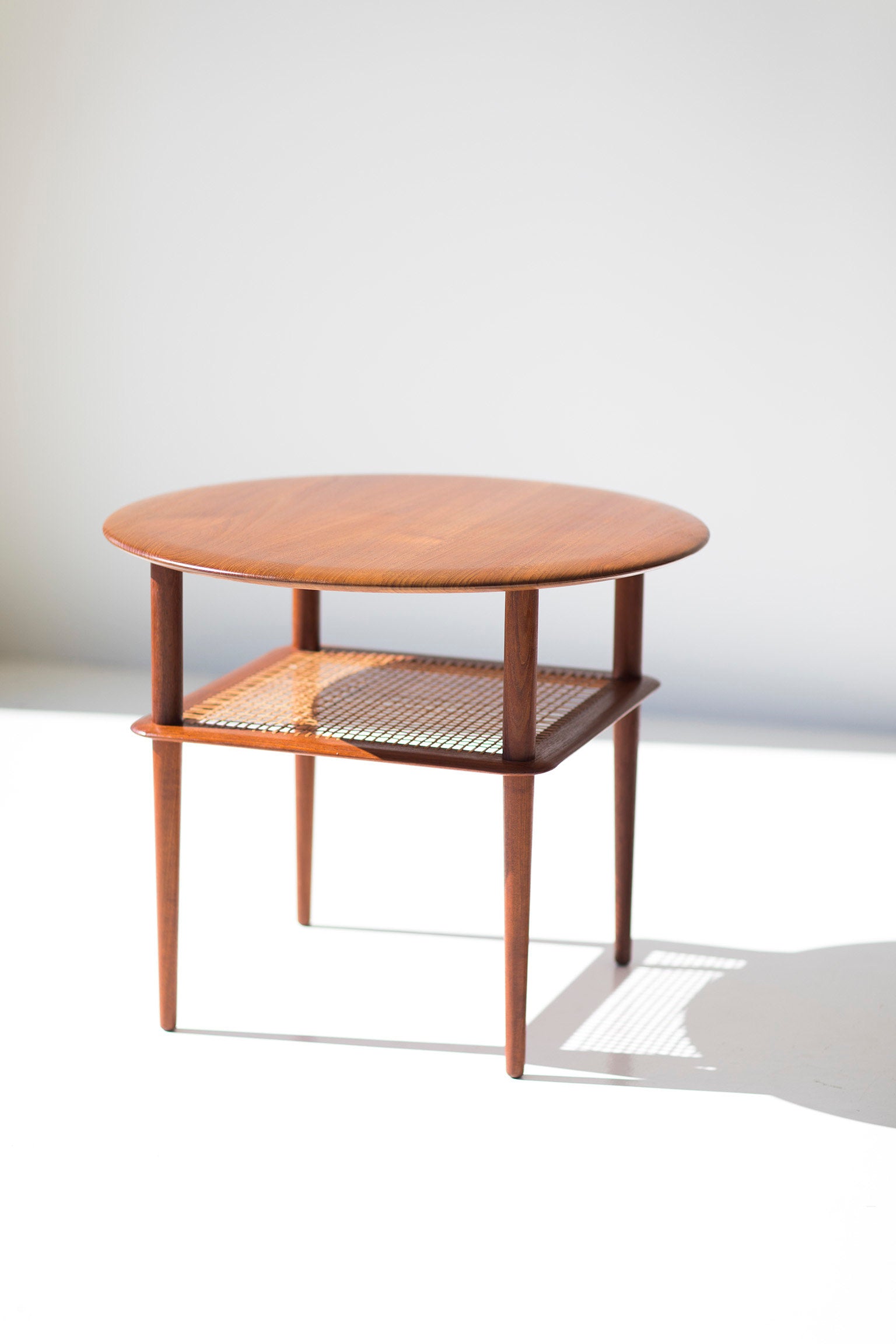 Peter Hvidt and Orla Mølgaard Teak Side Table for France and Daverkosen - 03091802