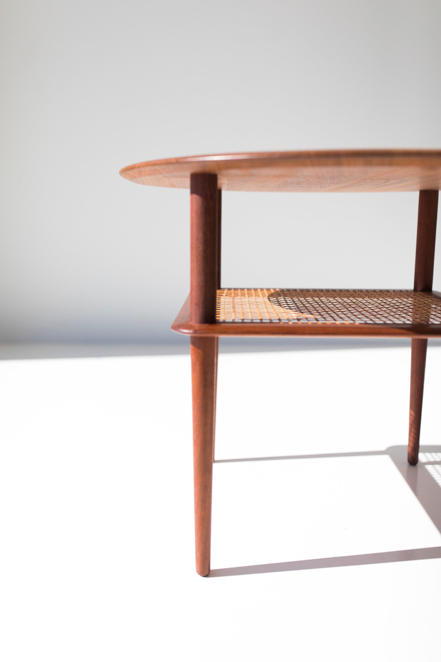 Peter Hvidt and Orla Mølgaard Teak Side Table for France and Daverkosen - 03091802