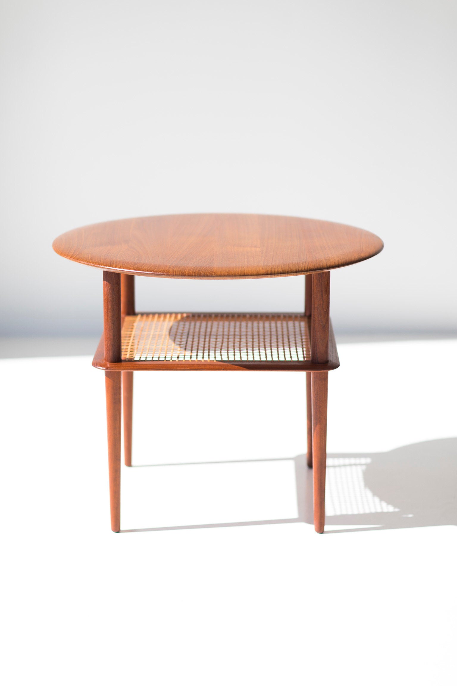 Peter Hvidt and Orla Mølgaard Teak Side Table for France and Daverkosen - 03091802