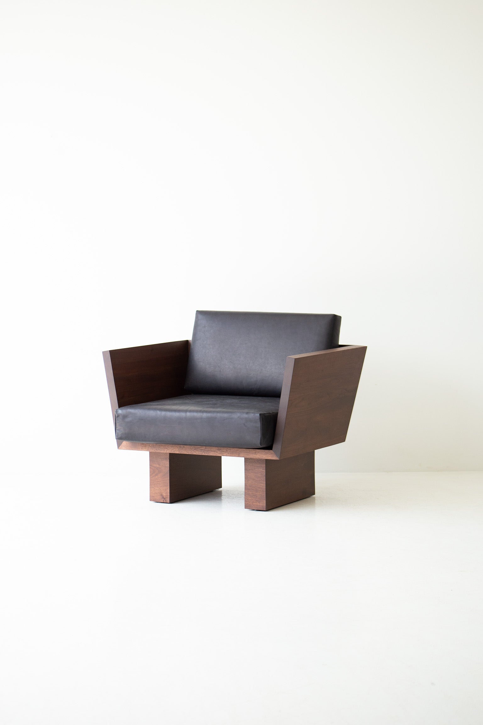 Suelo® Modern Lounge Chair - Walnut - 3122
