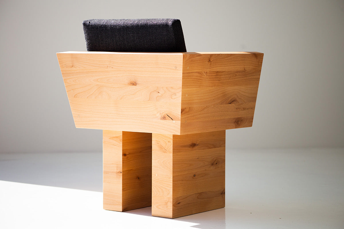 Suelo® Modern Wood Dining Arm Chair for Bertu Home
