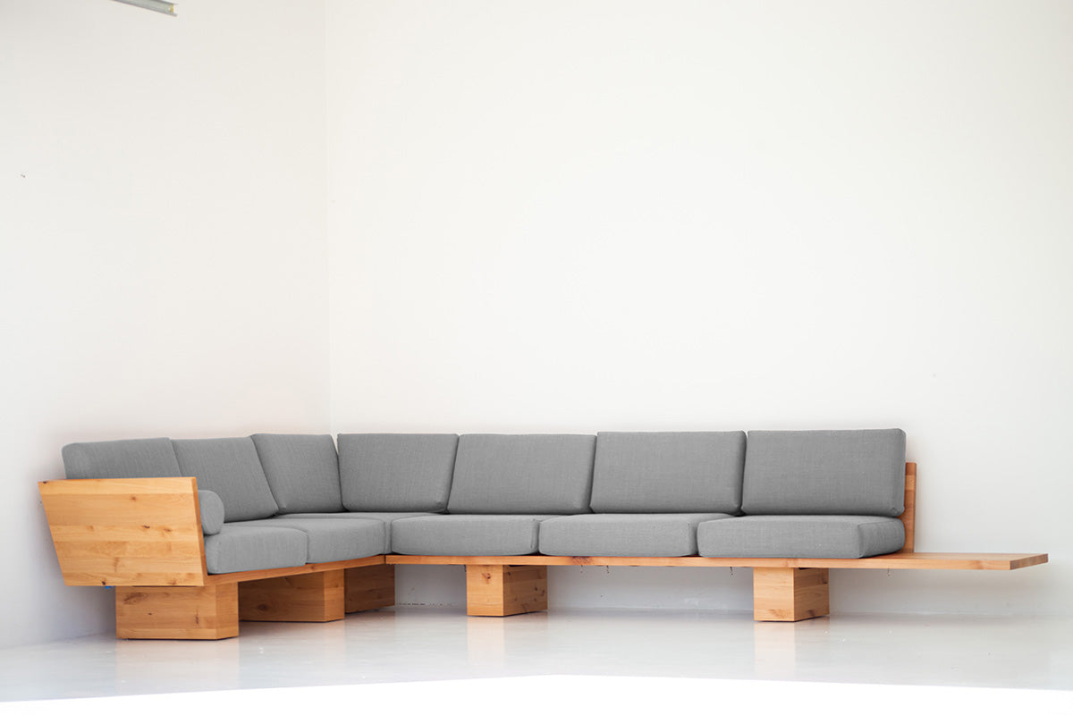 Suelo Modern Wood Sectional - 4622