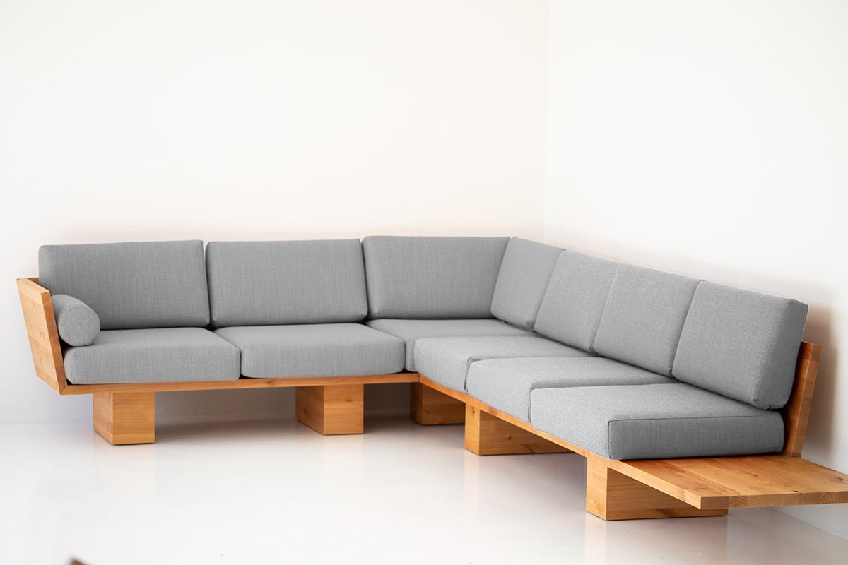 Suelo Modern Wood Sectional - 4622