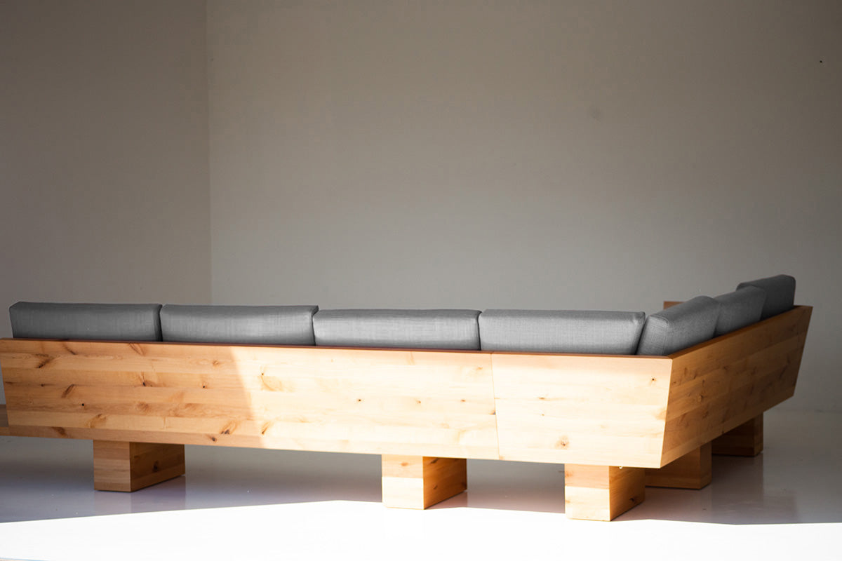 Suelo® Modern Wood Sectional - 4622