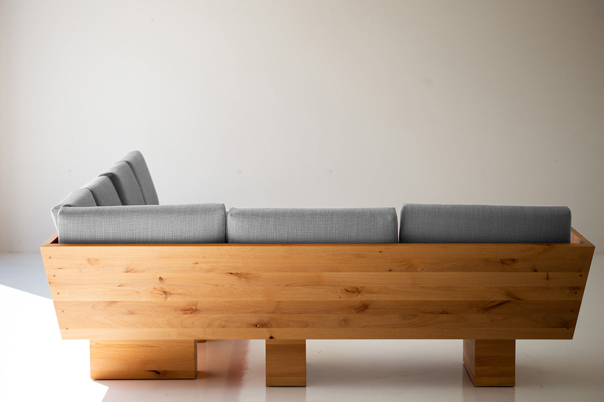 Suelo® Modern Wood Sectional - 4622