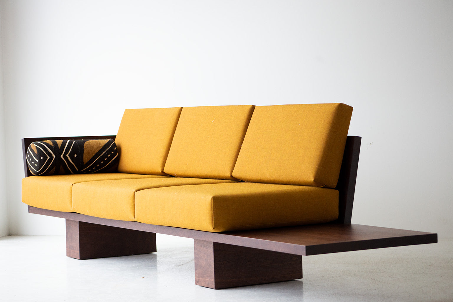 Suelo® Modern Wood Sofa in Solid Walnut - 1522