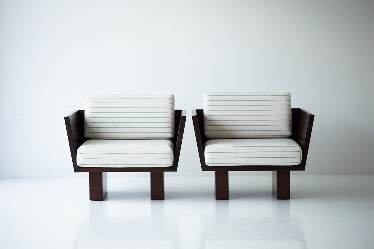 Suelo® Outdoor Lounge Chair - Walnut Finish - 4322