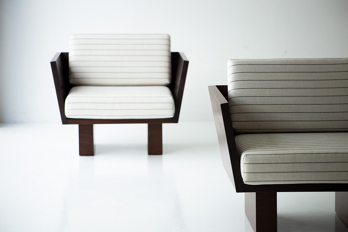 Suelo® Outdoor Lounge Chair - Walnut Finish - 4322
