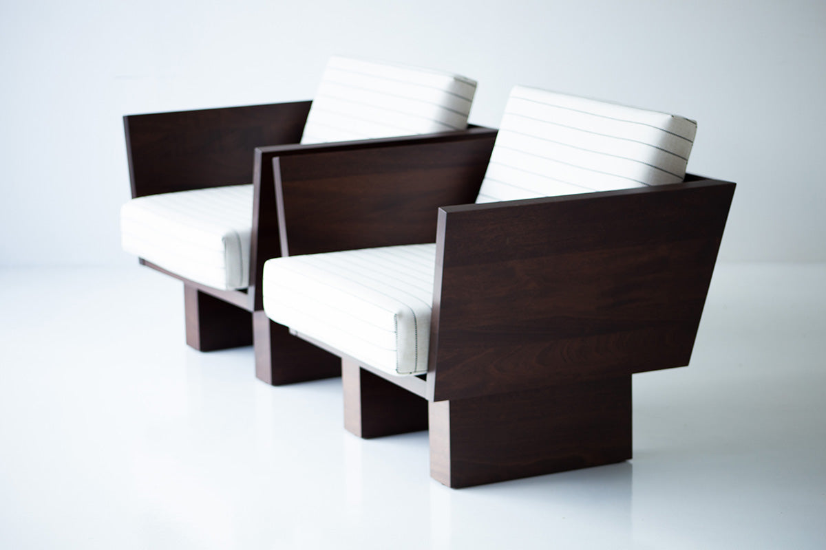Suelo® Outdoor Lounge Chair - Walnut Finish - 4322