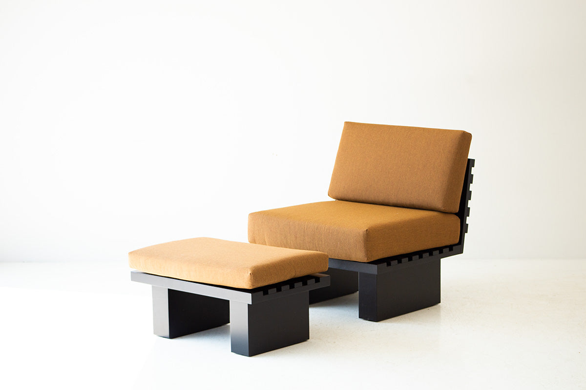 Suelo® Slatted Outdoor Ottoman - 3822