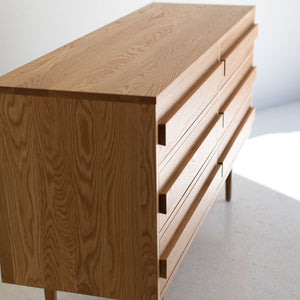 White Oak Modern Dresser 0521, Image 12