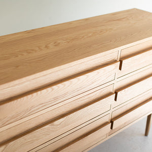 White Oak Modern Dresser 0521, Image 13