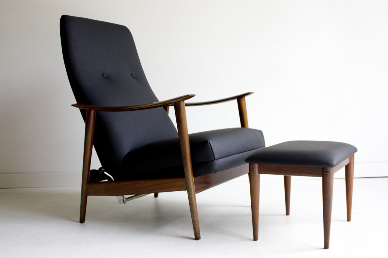 Danish Lounge Chair and Ottoman for Westnofa - 01231606