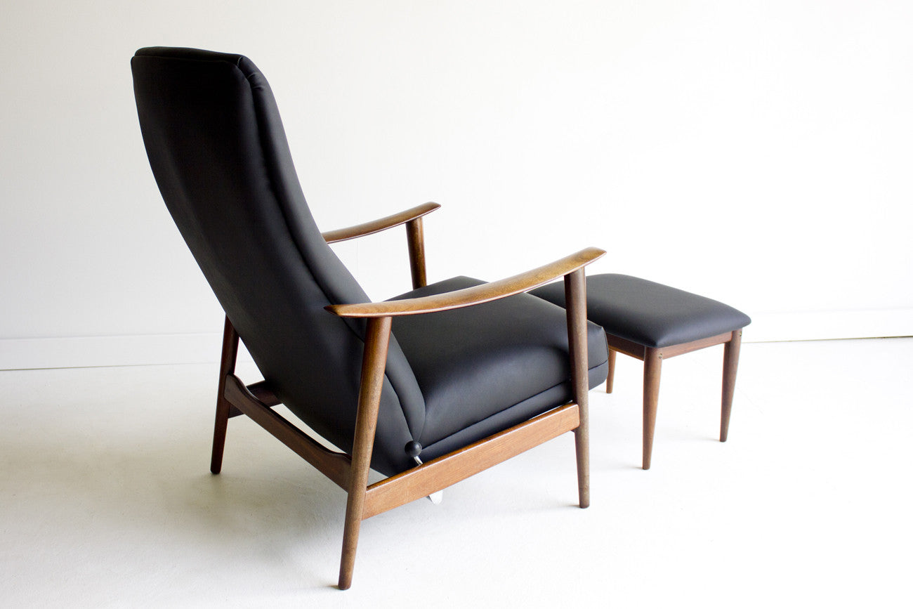 Danish Lounge Chair and Ottoman for Westnofa - 01231606