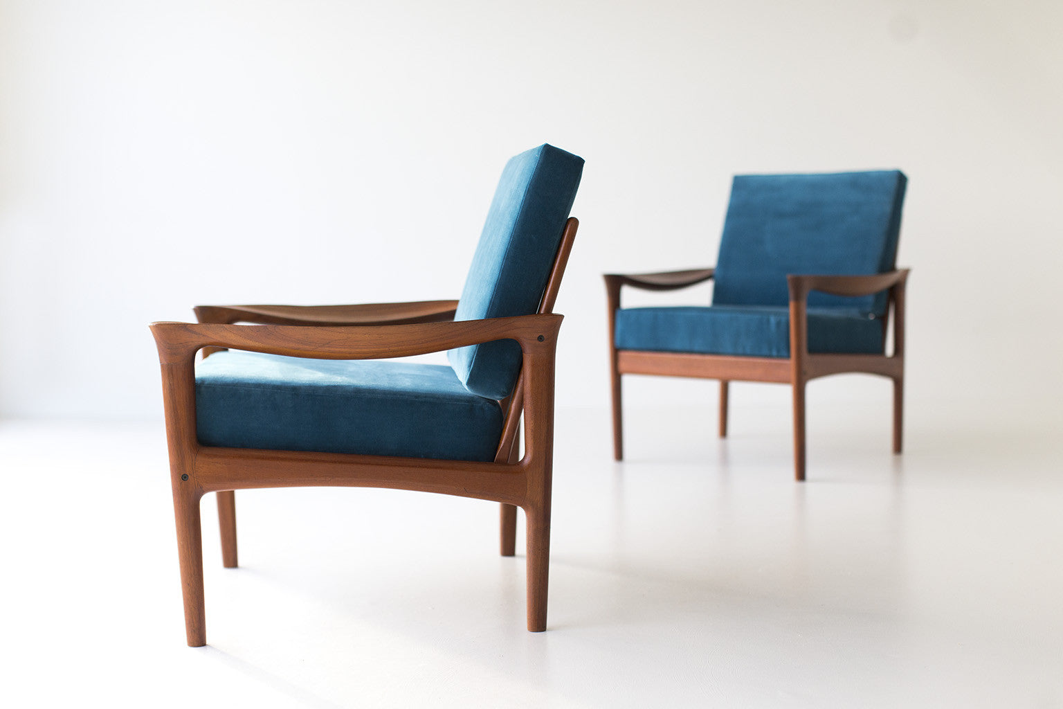 Danish Teak Lounge Chairs by Glostrup Mobelfabrik - 01141625