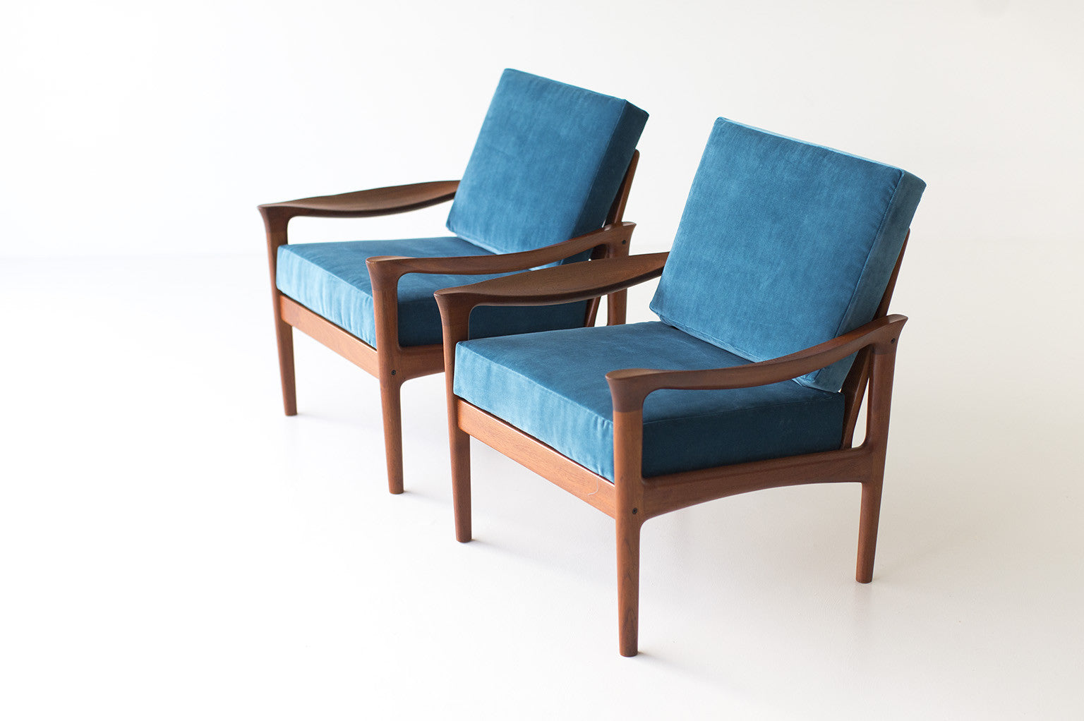 Danish Teak Lounge Chairs by Glostrup Mobelfabrik - 01141625