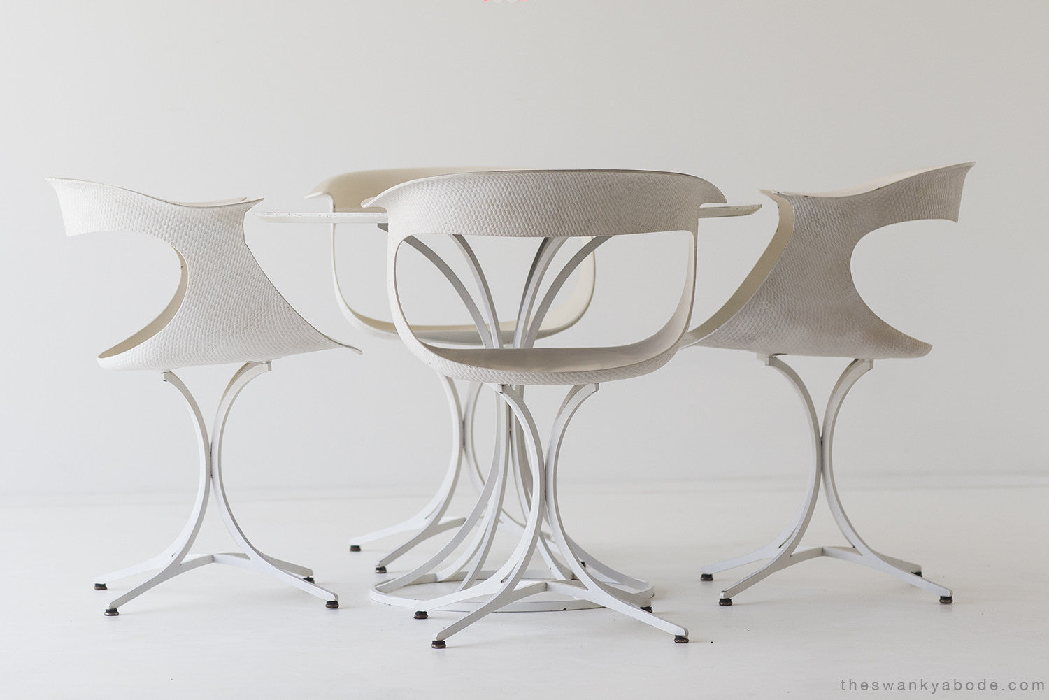 Erwin and Estelle Laverne Lotus Chairs and Table - 01181616