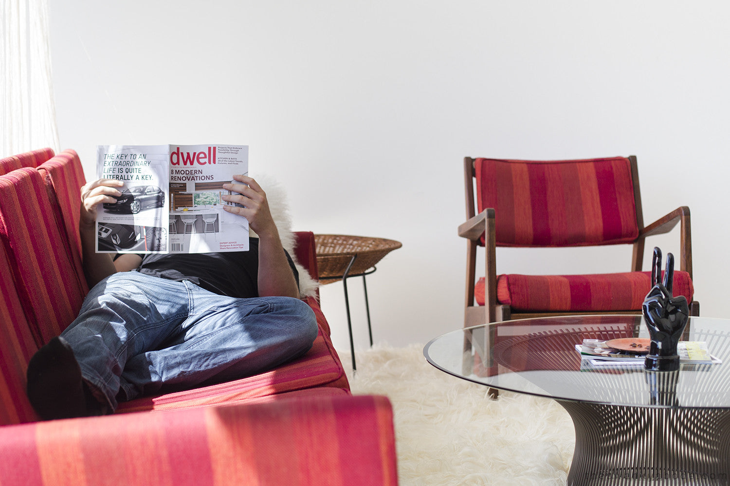 Jens Risom Lounge Chair for Risom Inc - 01191620