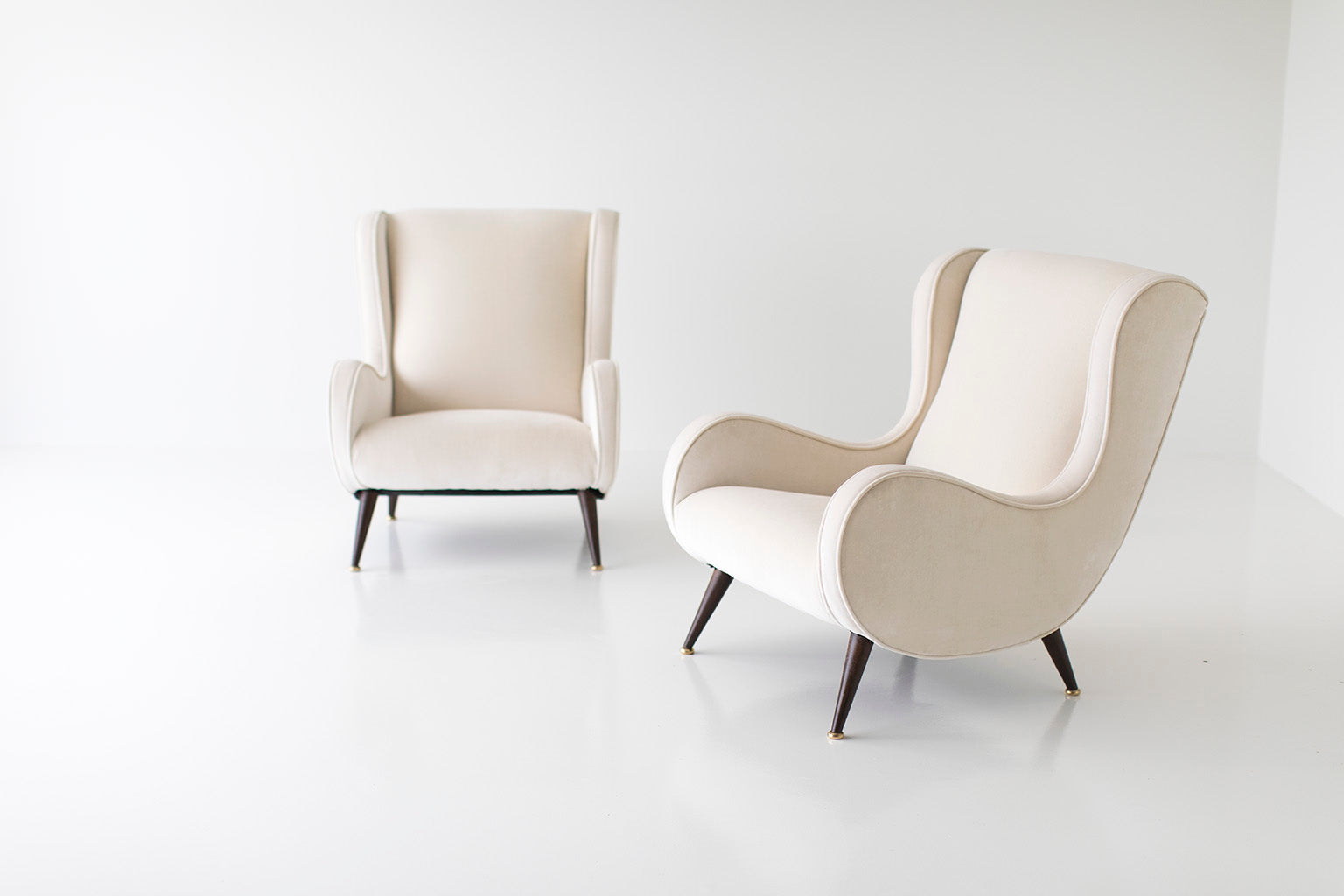 Mid Century Italian Lounge Chairs - 01091802