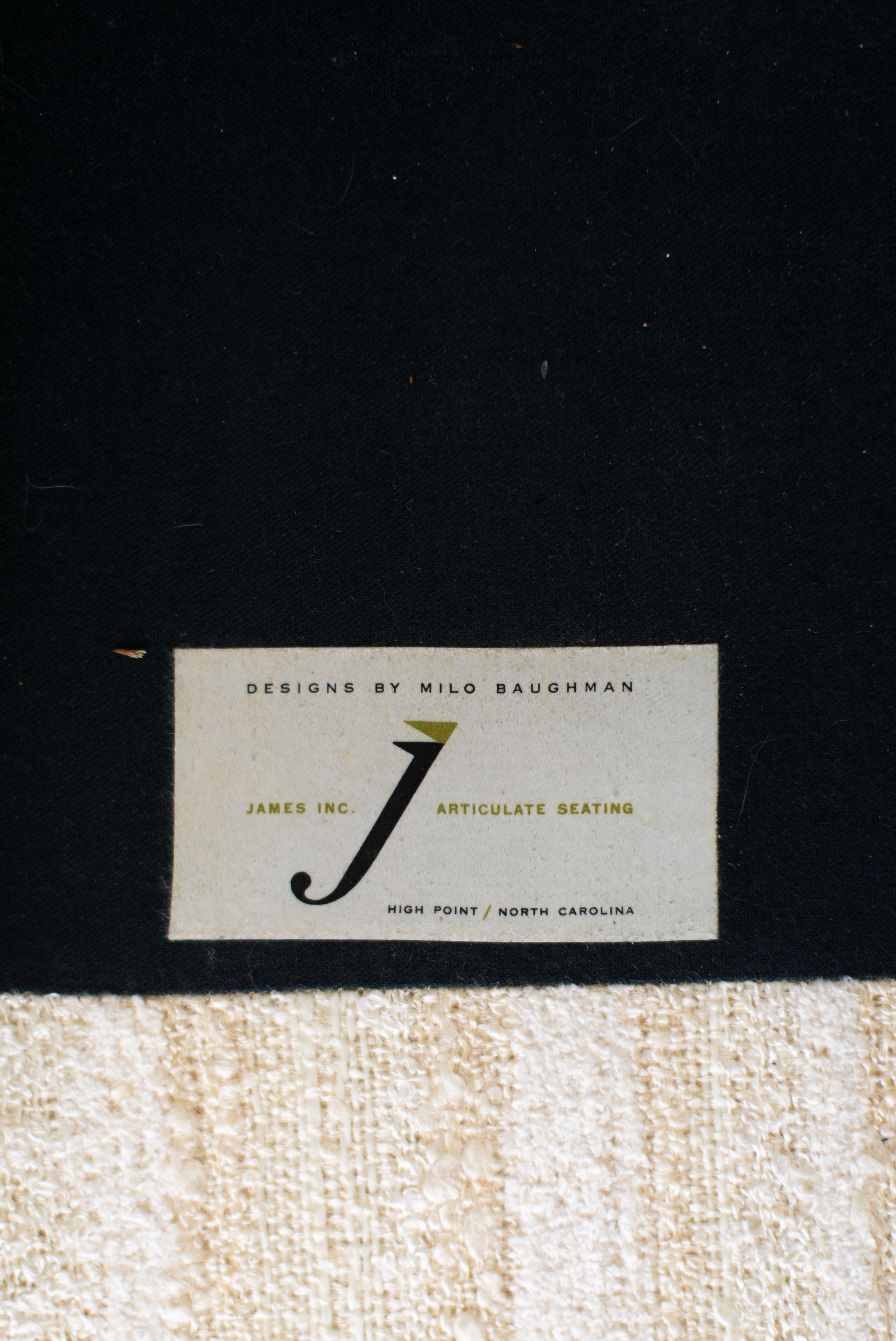 Milo Baughman Lounge Chair for James Inc.
