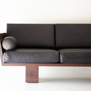 Modern Walnut Leather Sofa - The Suelo - 3022, 05