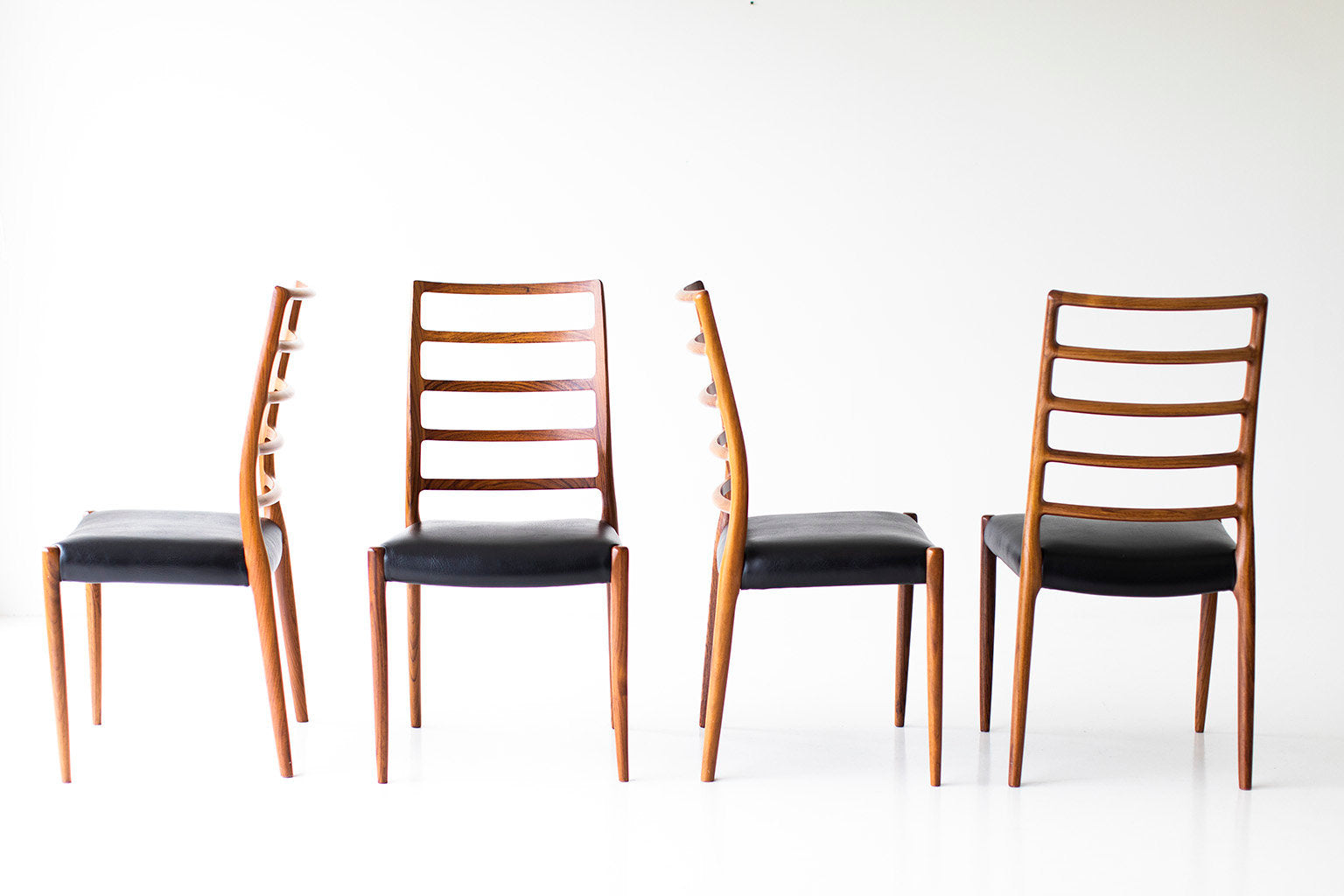 Niels O Moller Rosewood High Back Dining Chairs - 07061803