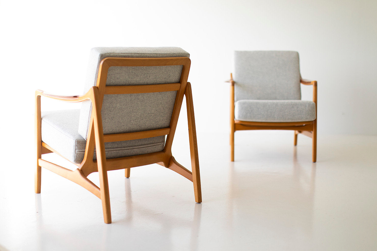 Tove & Edvard Kindt-Larsen Lounge Chairs for France & Daverkosen - 09201804