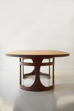 Barricas Modern Walnut Dining Table | Artisan-Crafted Elegance | 2 leaf, image 2