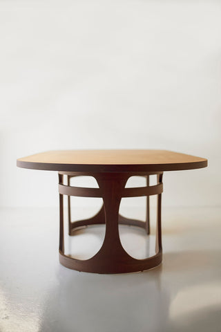 Barricas Modern Walnut Dining Table | Artisan-Crafted Elegance | 2 leaf, image 2