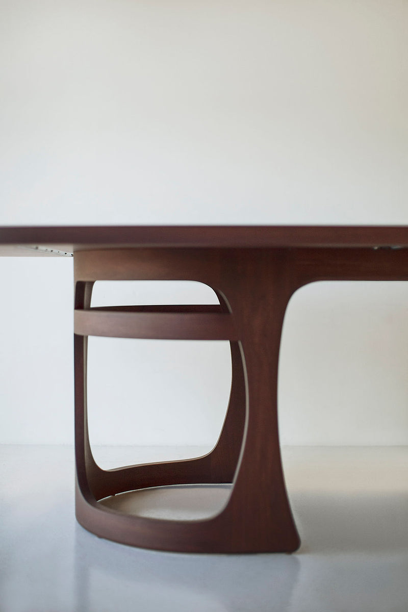 Barricas Modern Walnut Dining Table | Artisan-Crafted Elegance | 2 leaf, image 3