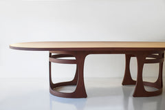 Barricas Modern Walnut Dining Table | Artisan-Crafted Elegance | 2 leaf, image 9