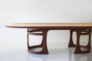 Barricas Modern Walnut Dining Table | Artisan-Crafted Elegance | 2 leaf, image 9