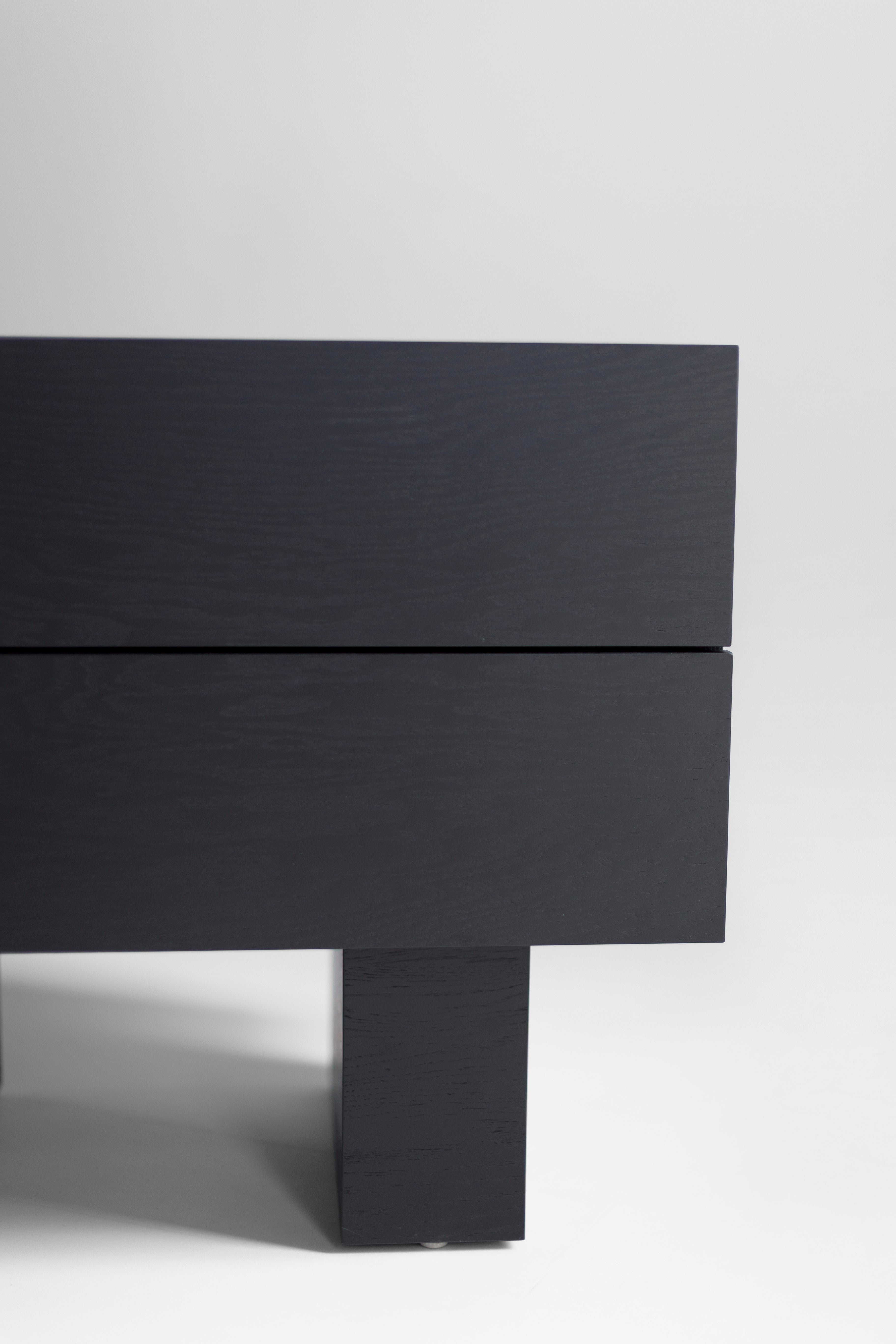 Big Black Suelo® Nightstand - 3626