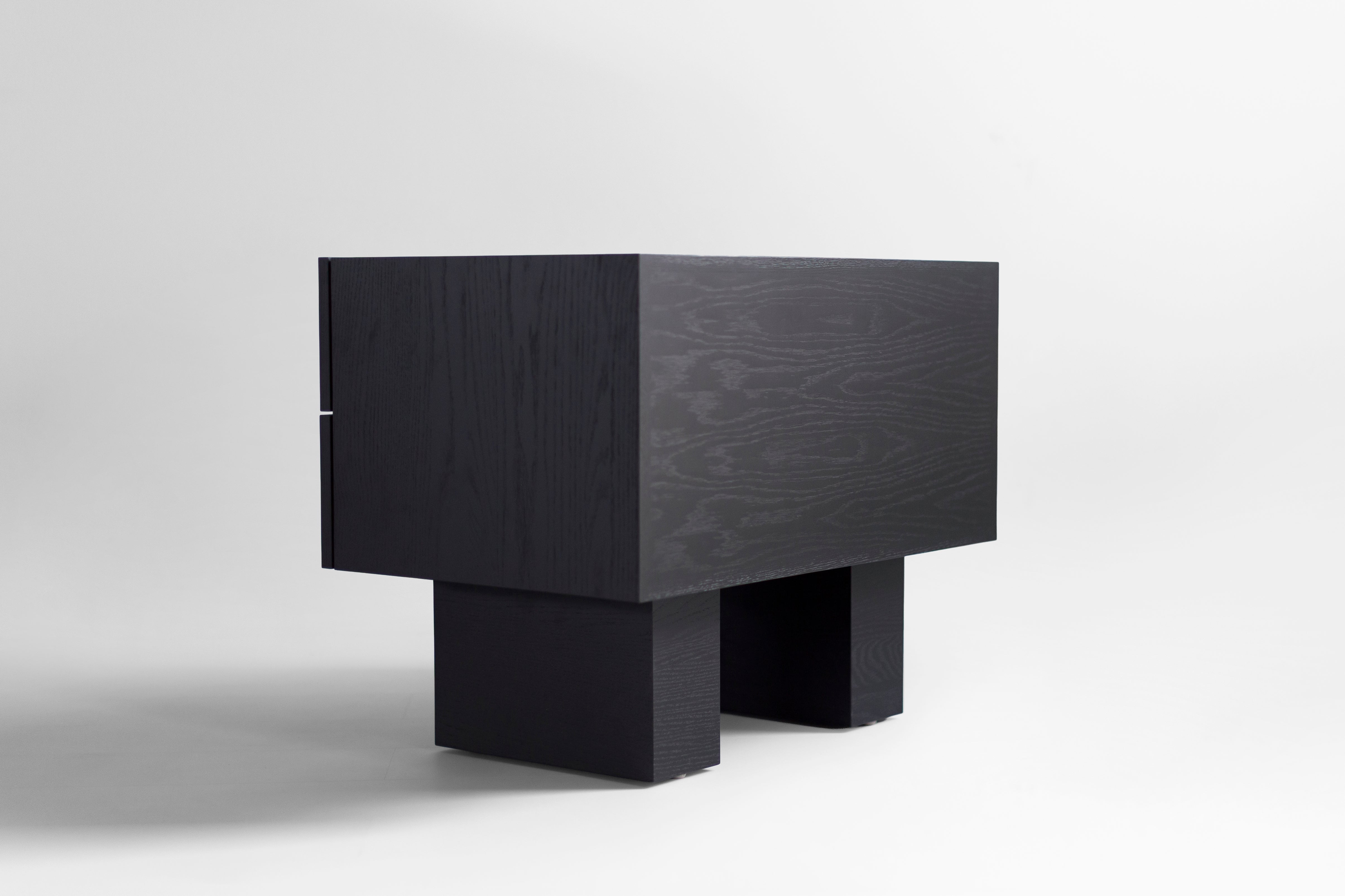 Big Black Suelo® Nightstand - 3626