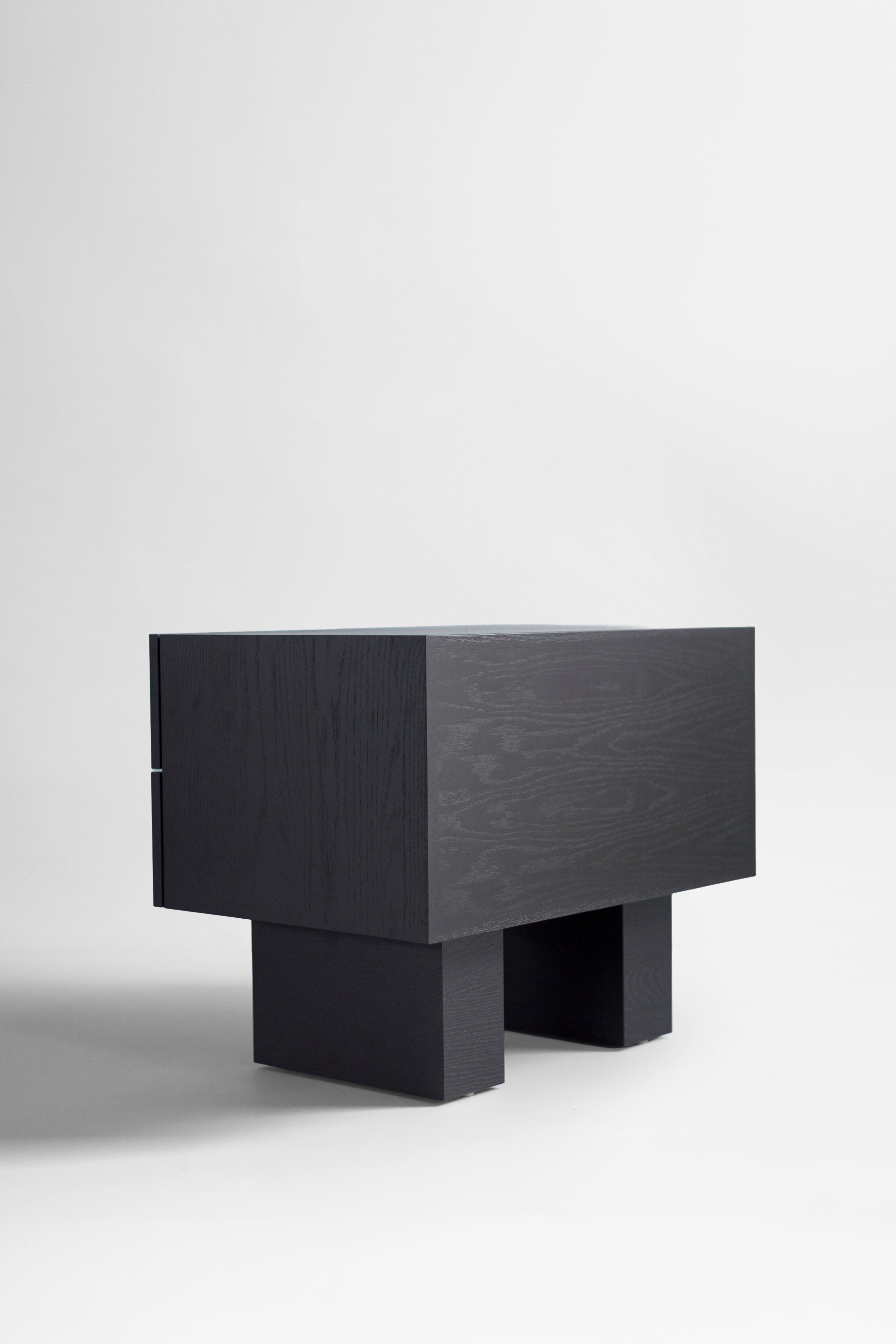 Big Black Suelo® Nightstand - 3626