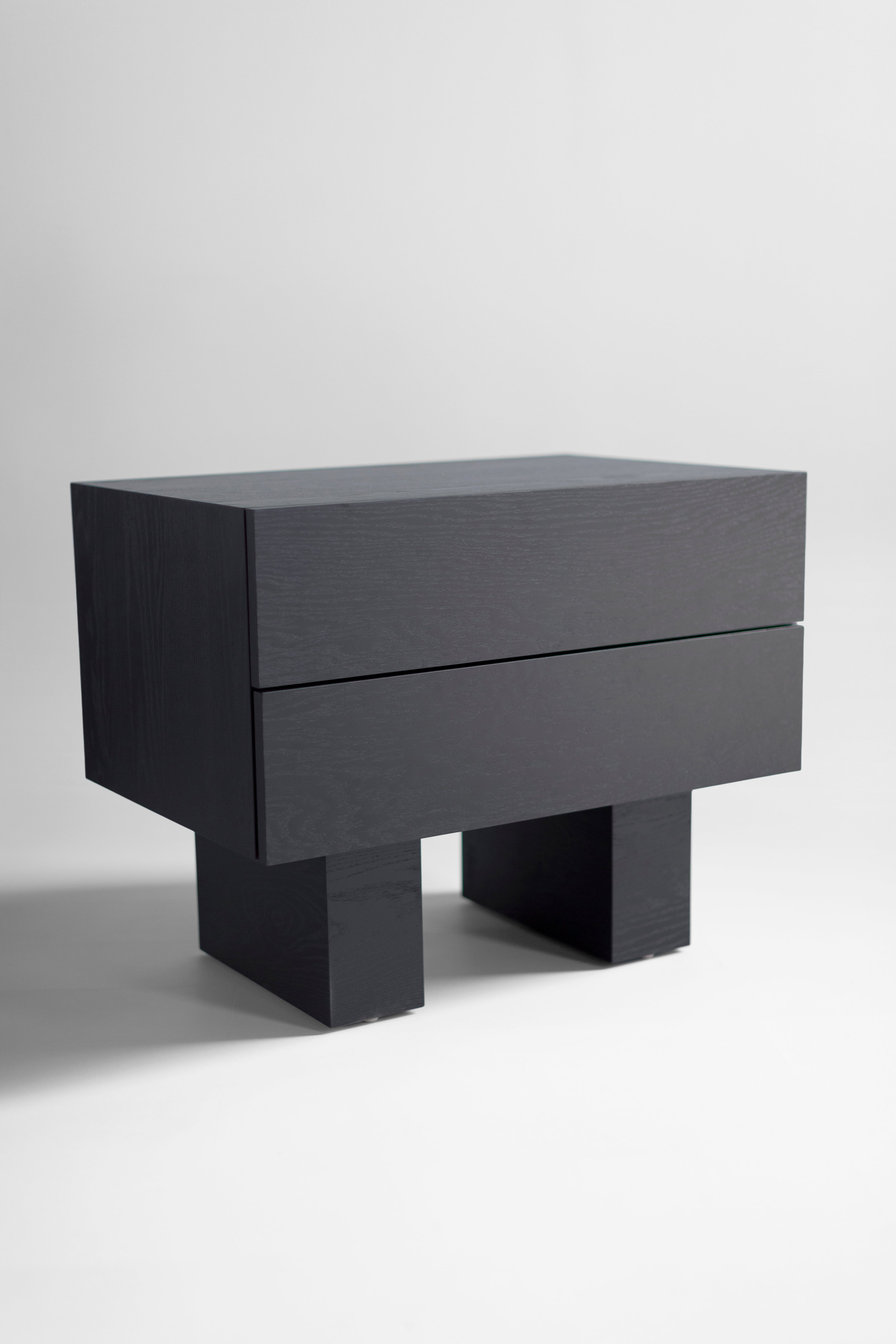 Big Black Suelo® Nightstand - 3626
