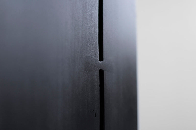 Black maple art plinth, 46" x 12" x 12" - photo 5