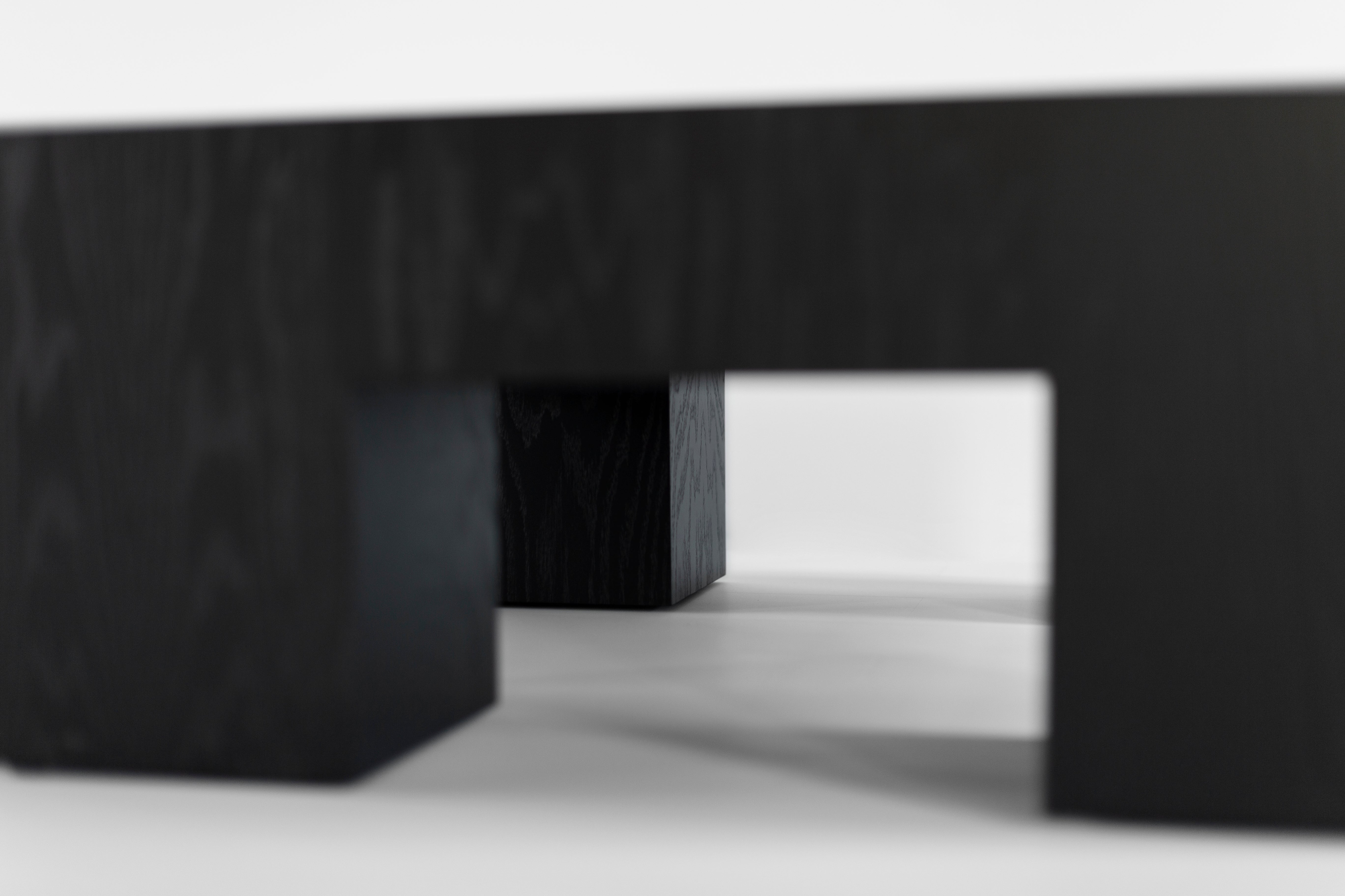 Black Modern Mondo Table - 1826