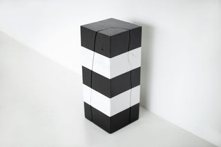 Black White Art Pedestal, Image 02