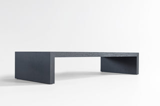 Blackened Oak Waterfall Coffee Table, image 1