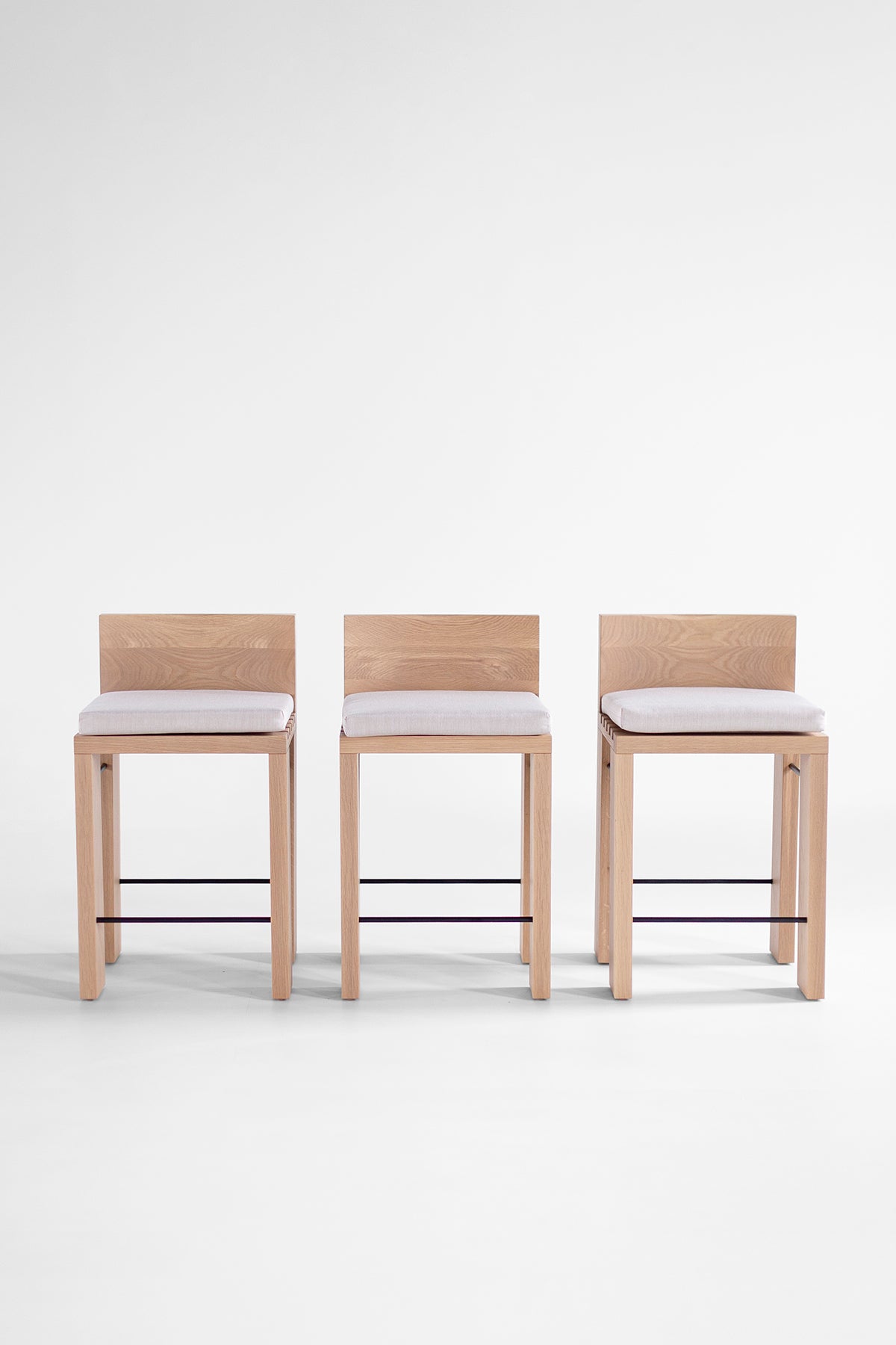 Bleached Oak Counter Stools - The Chile - 6026