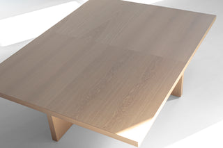 Bleached Oak Quadrant Coffee Table, image 4