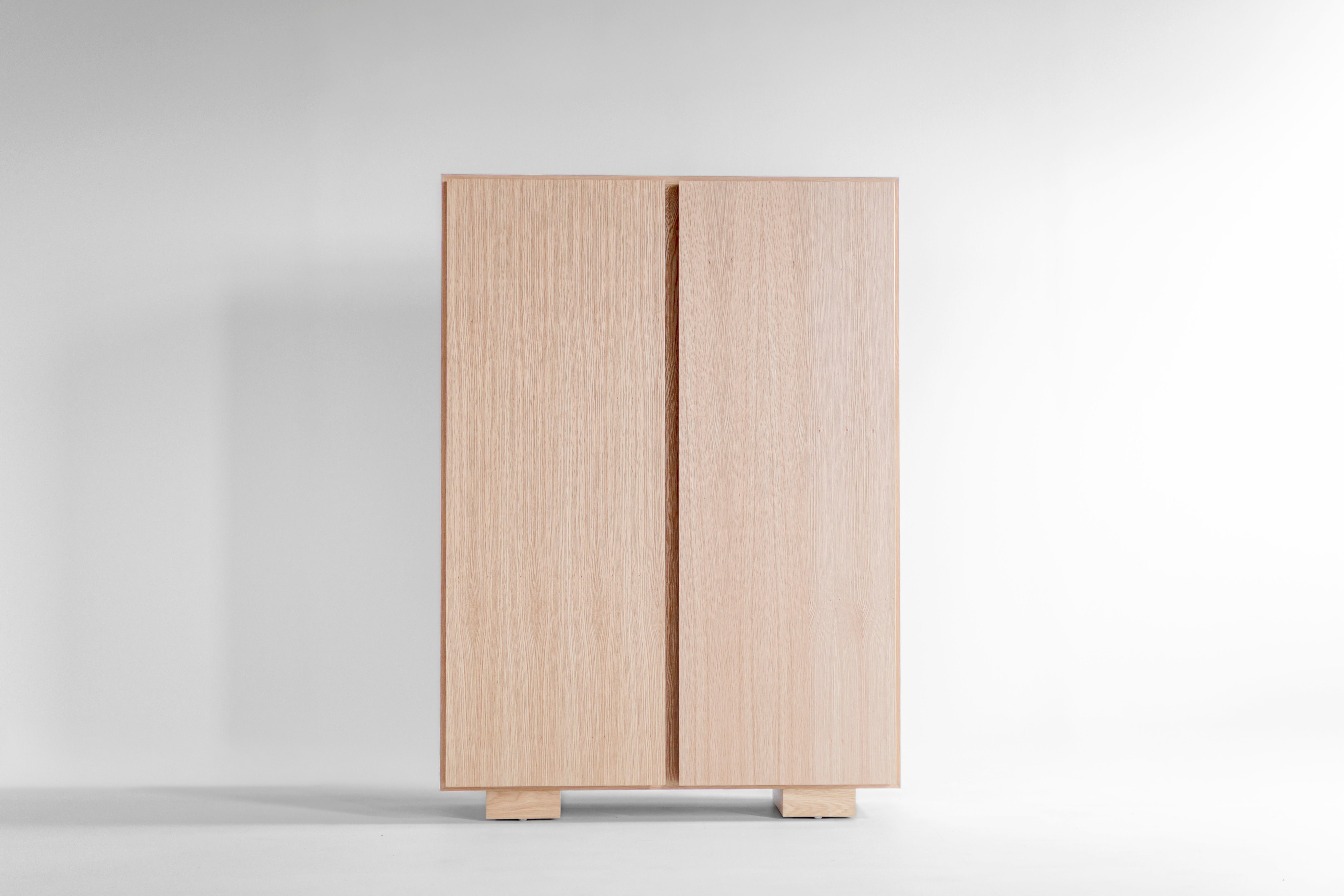 Bleached White Oak Carsen Cabinet - 1526